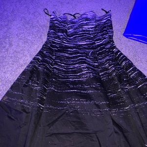 Black and white dress